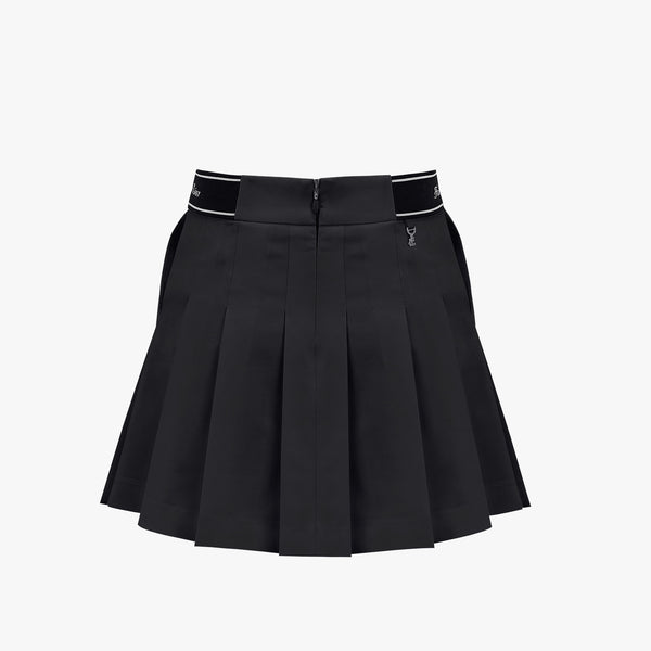 BIG PLEATED SKIRT(BLACK)