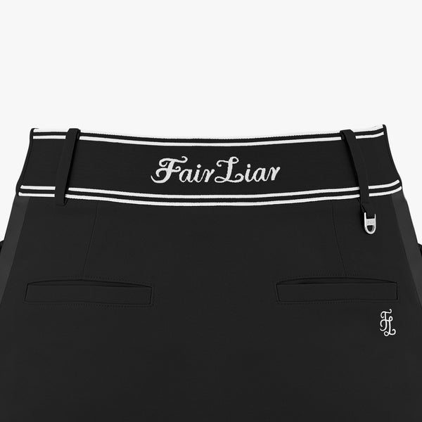 FRONT-POCKET SKIRT(BLACK)