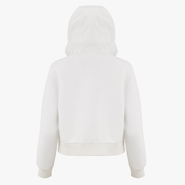 HOODED RAGLAN PULLOVER(WHITE)