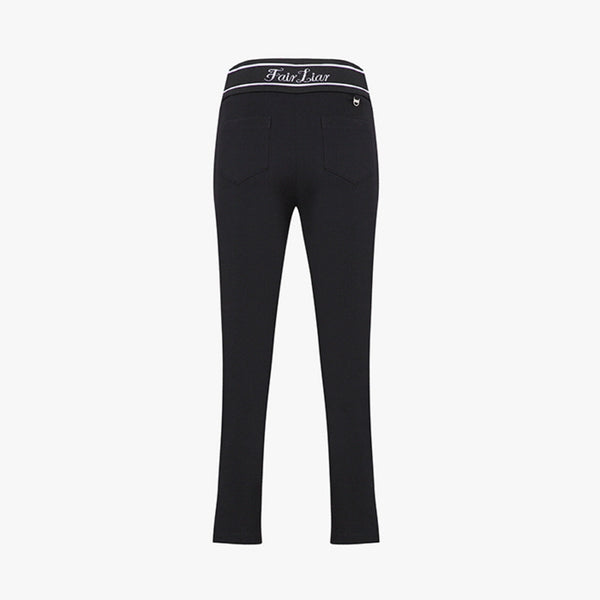 String Stretch Pants(BLACK)