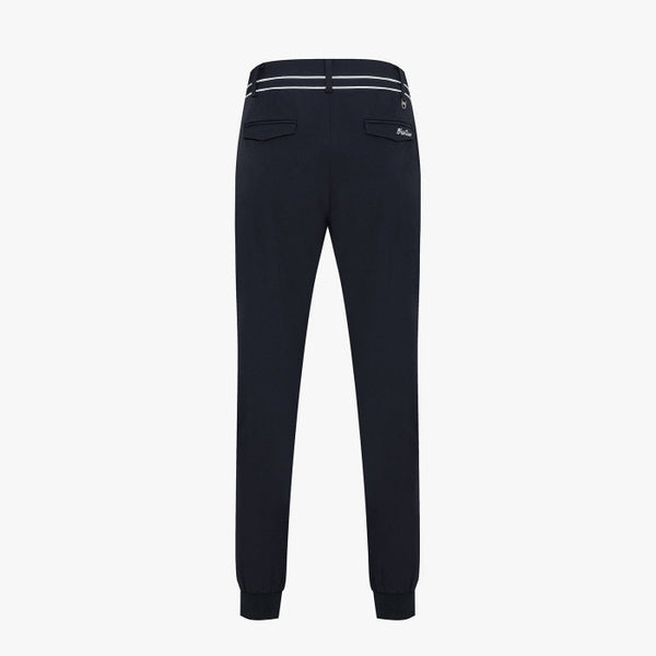 HALF JOGGER STRETCH PANTS(BLACK)