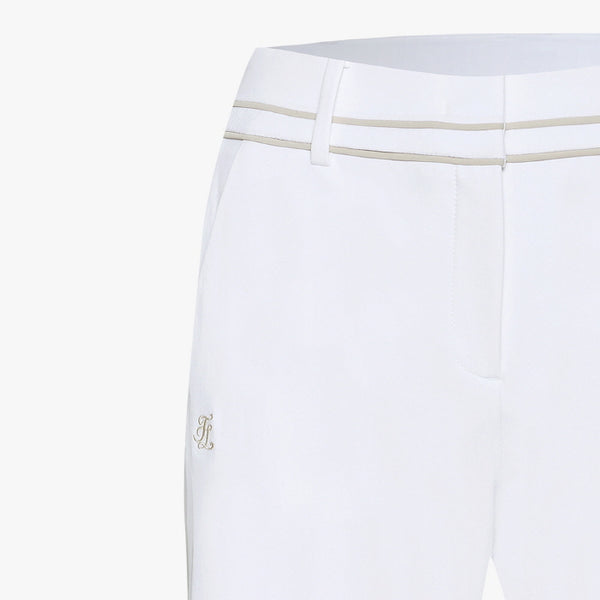 HALF JOGGER STRETCH PANTS(WHITE)