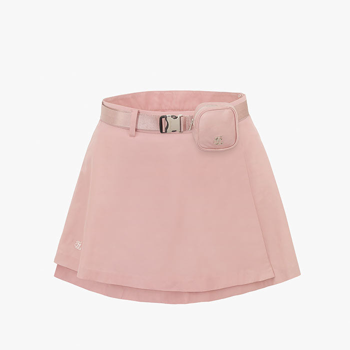 MEMORY SKIRT WITH MINI BAG(PINK CHORAL)