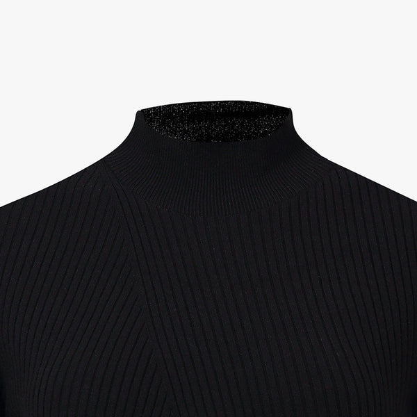 WHOLEGARMENT TURTLENECK KNIT(BLACK)