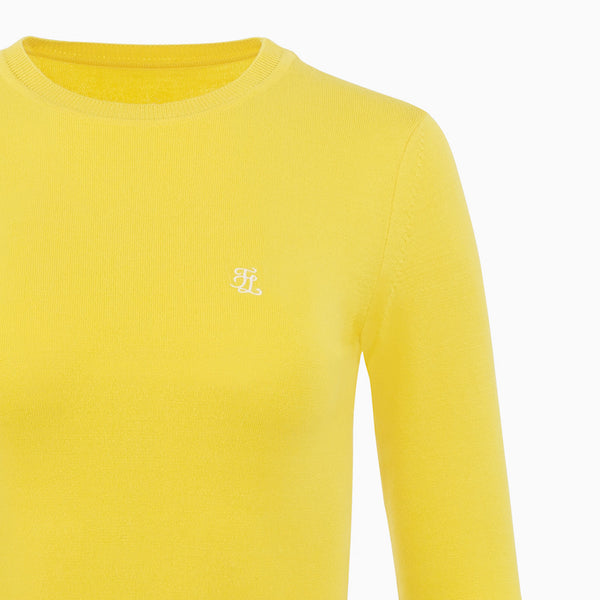 ROUND WAVE KNIT(YELLOW)