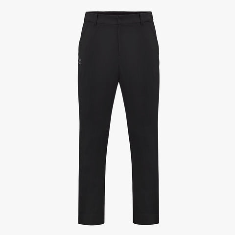 MEN'S TAPERED-FIT BAND PANTS(BLACK)