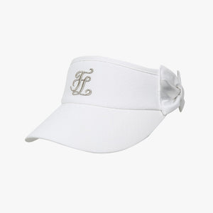 SIDE RIBBON POINT VISOR(WHITE)