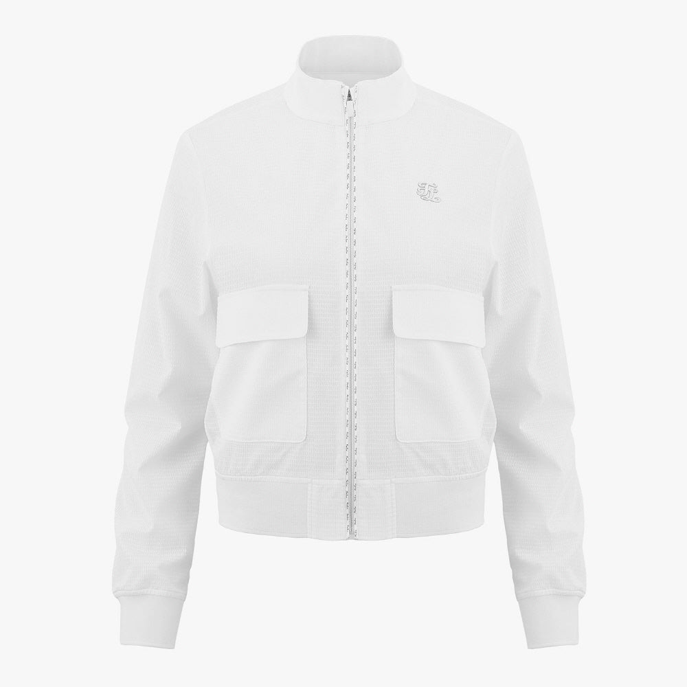 OUT-POCKET BLOUSON JUMPER(WHITE)