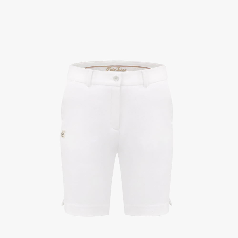 [FL SIGNATURE] BIKER SHORTS(WHITE)