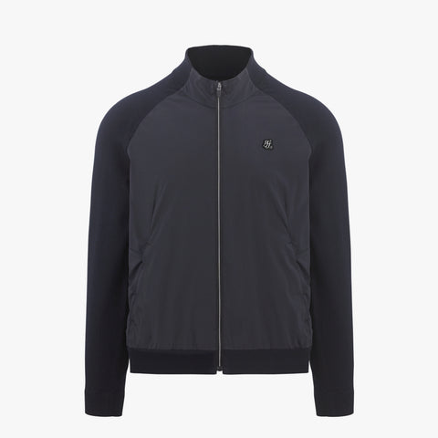 MEN'S HYBRID ZIP-UP CARDIGAN(NAVY)