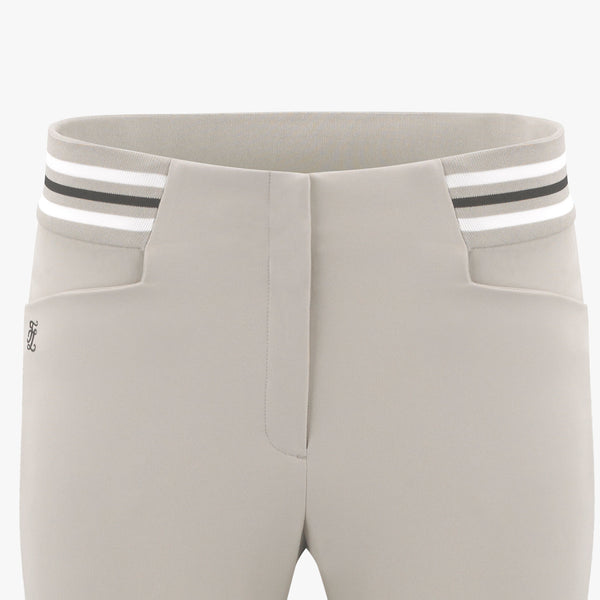 ELASTIC WAISTBAND JOGGER PANTS(BEIGE)