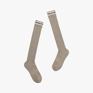 WAFFLE KNEE SOCKS(BEIGE)