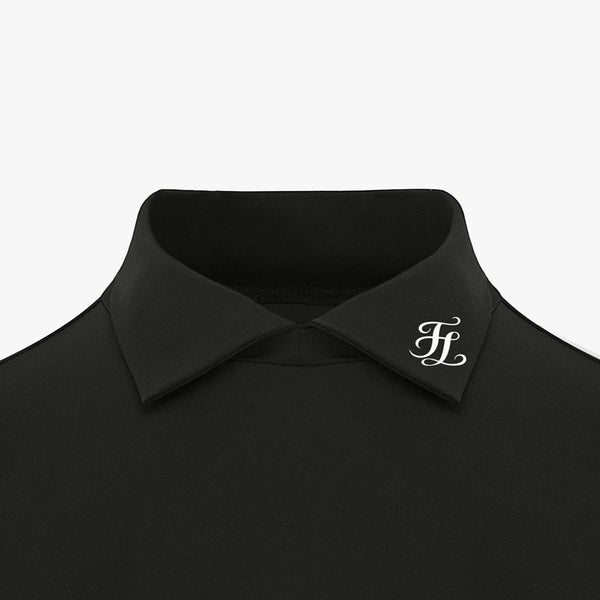 COLLAR LAYERED T-SHIRT(BLACK)