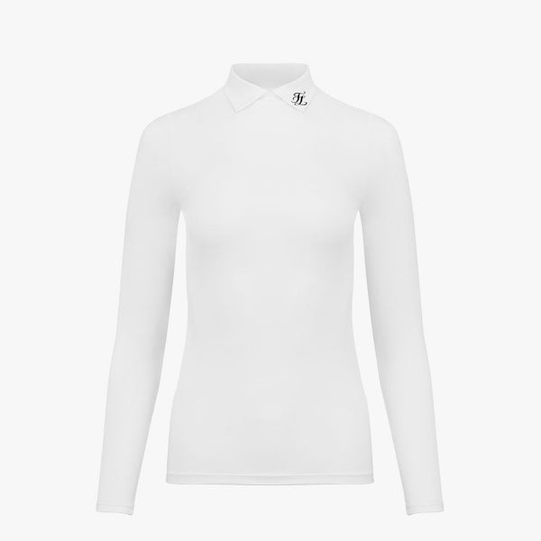 COLLAR LAYERED T-SHIRT(WHITE)