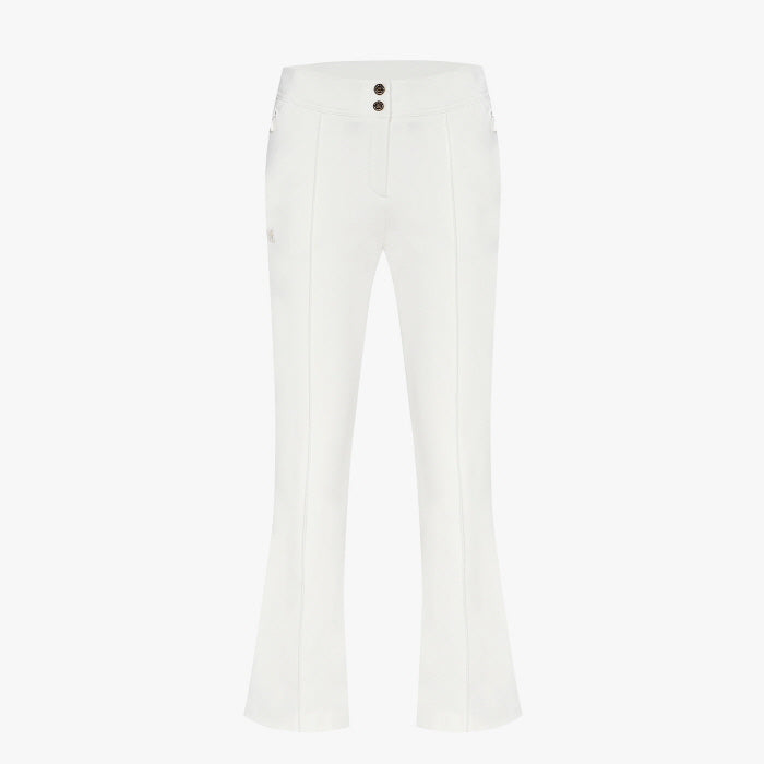 PINTUCK BOOTS CUT PANTS(WHITE)